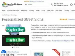 Sites similar to personalizedstreetsigns.com
