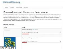 Sites similar to personalloans.ca