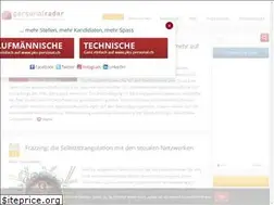 Sites similar to personalradar.ch