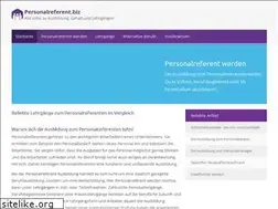 Sites similar to personalreferent.biz