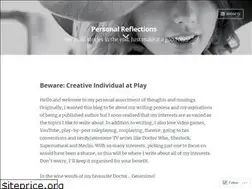 Sites similar to personalreflections2014.wordpress.com