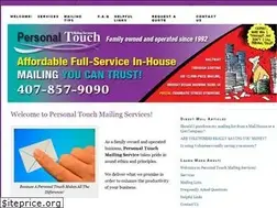 Sites similar to personaltouchmailing.com