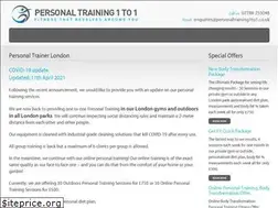 Sites similar to personaltraining1to1.co.uk