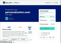 Sites similar to personalunion.com