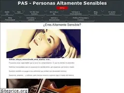 Sites similar to personasaltamentesensibles.es