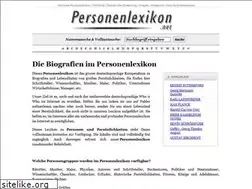 Sites similar to personenlexikon.net
