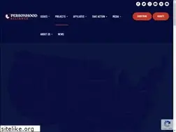 Sites similar to personhood.org