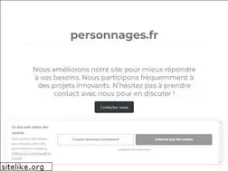 Sites similar to personnages.fr
