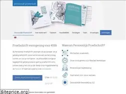Sites similar to persoonlijkproefschrift.nl