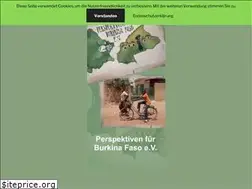 Sites similar to perspektiven-burkina.de