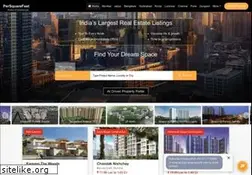 Sites similar to persquarefeet.in
