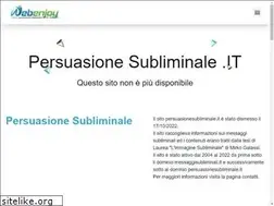 Sites similar to persuasionesubliminale.it