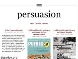 Sites similar to persuasionradio.wordpress.com