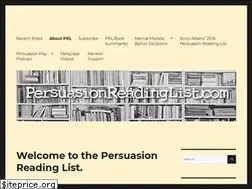 Sites similar to persuasionreadinglist.com