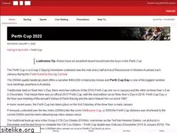 Sites similar to perthcup.com.au