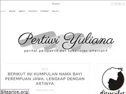 Sites similar to pertiwiyuliana.blogspot.com