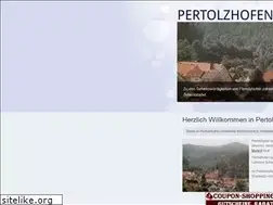 Sites similar to pertolzhofen.eu