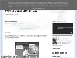Sites similar to peruacademico.blogspot.com