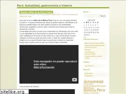 Sites similar to peruahora.wordpress.com