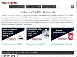 Sites similar to peruelecciones.com