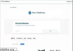 Sites similar to perutelefonos.com