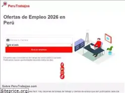 Sites similar to perutrabajos.com