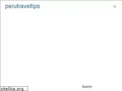 Sites similar to perutraveltips.org