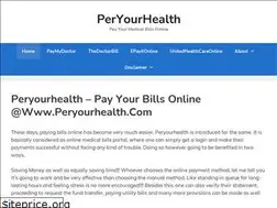 Sites similar to peryourhealth.ninja