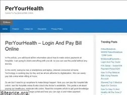 Sites similar to peryourhealth.website