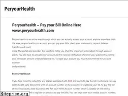 Sites similar to peryourhealthelp.co
