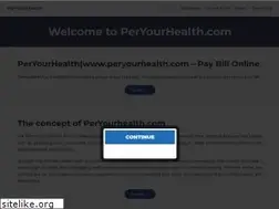 Sites similar to peryourhealthplan.com