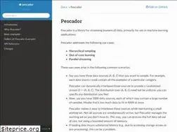 Sites similar to pescador.readthedocs.org