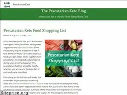 Sites similar to pescatarianketo.com