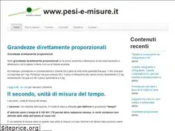 Sites similar to pesi-e-misure.it