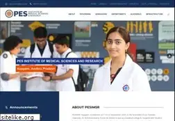 Sites similar to pesimsr.pes.edu