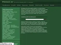 Sites similar to pesmi.si