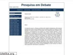 Sites similar to pesquisaemdebate.net