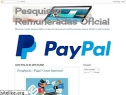 Sites similar to pesquisasremuneradasoficial.blogspot.com
