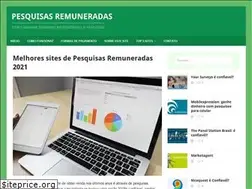 Sites similar to pesquisasremuneradasonline.com
