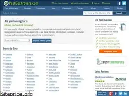 Sites similar to pestdestroyers.com