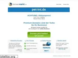 Sites similar to pet-int.de