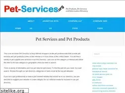 Sites similar to pet-services.org