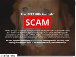 Sites similar to petakillsanimalsscam.com