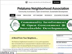 Sites similar to petalumaneighborhoodassociation.org