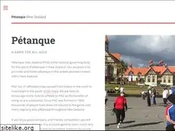 Sites similar to petanquenz.com