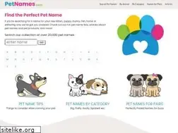 Sites similar to petbabynames.com