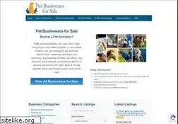 Sites similar to petbusinessesforsale.com