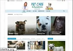 Sites similar to petcareeducation.com