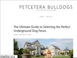 Sites similar to petceterabulldogs.com
