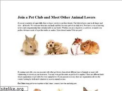 Sites similar to petclub.org